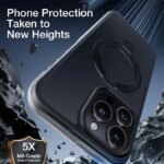 Magnetic Mobile Phone Case with Ring Stand