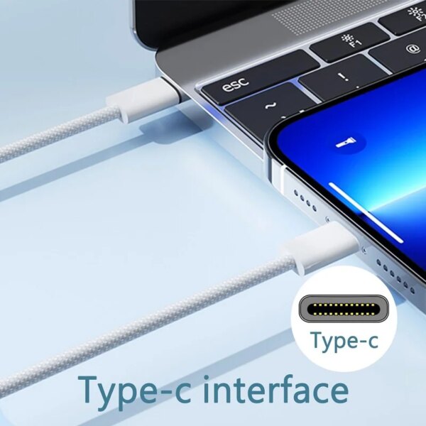 1pcs-5pcs 60W PD USB-C to USB C Fast Charger Cable