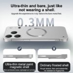 Ultra Thin PC Frameless Magnetic Cases For iPhone